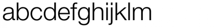 Helvetica Neue Pro Light Font LOWERCASE