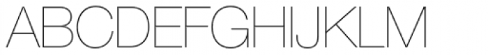 Helvetica Neue Pro UltraLight Font UPPERCASE