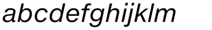 Helvetica Neue eText Pro Italic Font LOWERCASE