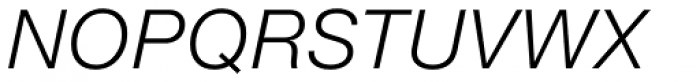 Helvetica Neue eText Pro Light Italic Font UPPERCASE