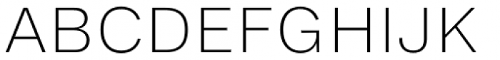 Helvetica Now Micro ExtraLight Font UPPERCASE