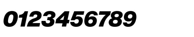 Helvetica Now Pro Display Black Italic Font OTHER CHARS