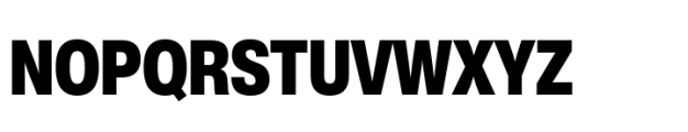 Helvetica Now Pro Display Condensed Black Font UPPERCASE
