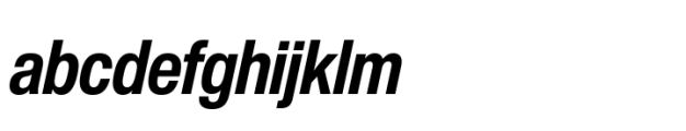 Helvetica Now Pro Display Condensed Bold Italic FONT