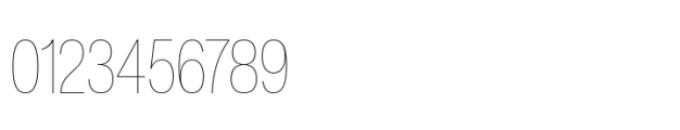 Helvetica Now Pro Display Condensed Hairline Font OTHER CHARS