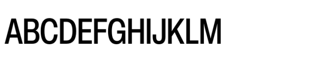 Helvetica Now Pro Display Condensed Medium Font UPPERCASE