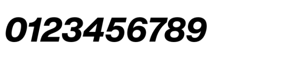 Helvetica Now Pro Display ExtraBold Italic Font OTHER CHARS