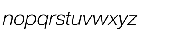 Helvetica Now Pro Display Light Italic Font LOWERCASE