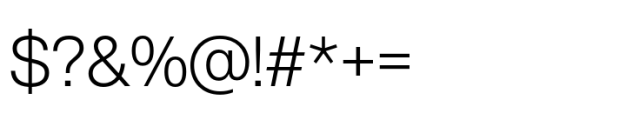 Helvetica Now Pro Display Light Font OTHER CHARS