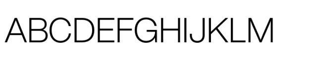 Helvetica Now Pro Display Light Font UPPERCASE