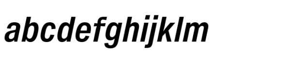 Helvetica Now Pro Micro Condensed Bold Italic FONT