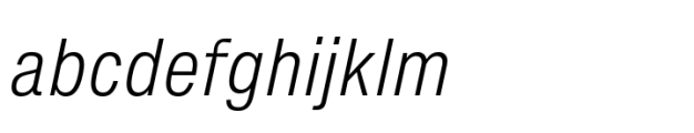 Helvetica Now Pro Micro Condensed Light Italic FONT