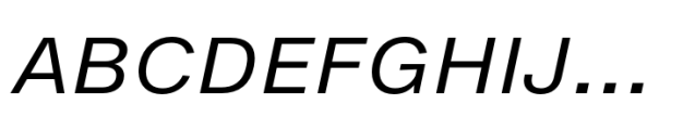 Helvetica Now Pro Micro Italic Font