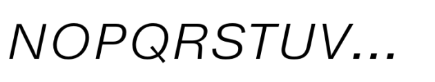 Helvetica Now Pro Micro Light Italic Font UPPERCASE
