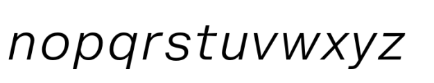 Helvetica Now Pro Micro Light Italic Font LOWERCASE