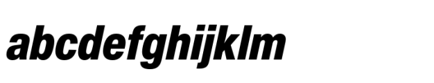 Helvetica Now Pro Text Condensed Black Italic FONT