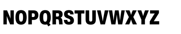 Helvetica Now Pro Text Condensed Black Font UPPERCASE