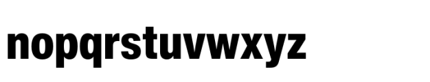 Helvetica Now Pro Text Condensed Black Font LOWERCASE