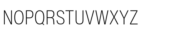Helvetica Now Pro Text Condensed ExtraLight Font UPPERCASE