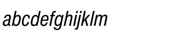 Helvetica Now Pro Text Condensed Italic FONT