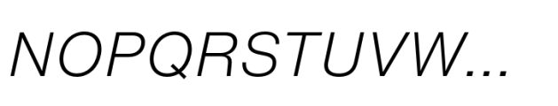 Helvetica Now Pro Text Light Italic Font UPPERCASE