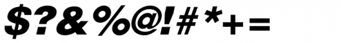 Helvetica Pro Black Oblique Font OTHER CHARS