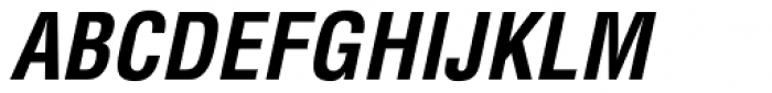 Helvetica Pro Bold Condensed Oblique Font UPPERCASE