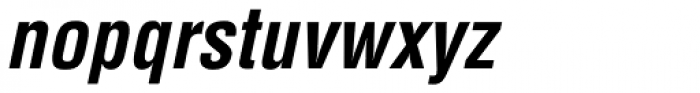 Helvetica Pro Bold Condensed Oblique Font LOWERCASE
