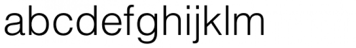 Helvetica Pro Light Font LOWERCASE