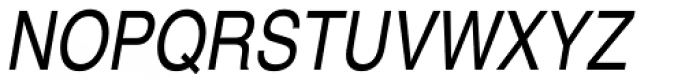 Helvetica Pro Narrow Roman Oblique Font UPPERCASE