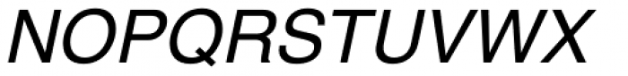 Helvetica Pro Oblique Font UPPERCASE