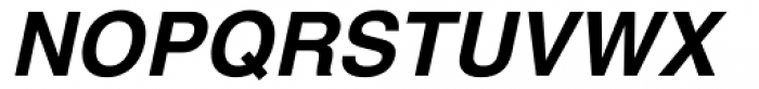 Helvetica Pro Textbook Bold Oblique Font UPPERCASE