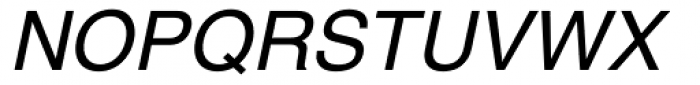 Helvetica Pro Textbook Oblique Font UPPERCASE