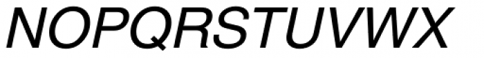 Helvetica World Italic Font UPPERCASE
