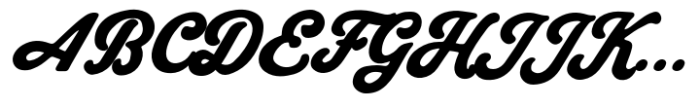 Hemgjord Lettering Bold Italic Font UPPERCASE