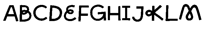 Hemis Font UPPERCASE
