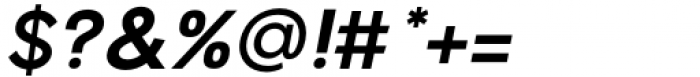 Hempa Sans Bold Italic Font OTHER CHARS