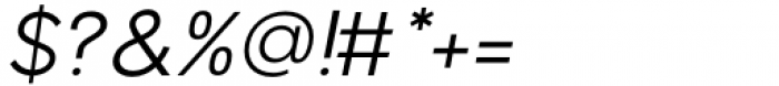 Hempa Sans Light Italic Font OTHER CHARS