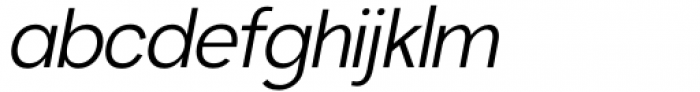 Hempa Sans Light Italic Font LOWERCASE