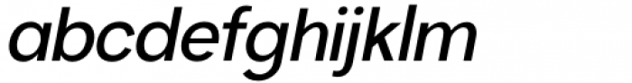 Hempa Sans Medium Italic Font LOWERCASE