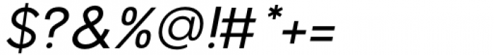 Hempa Sans Regular Italic Font OTHER CHARS