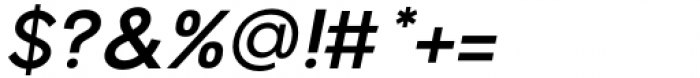 Hempa Sans Semi Bold Italic Font OTHER CHARS