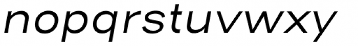 Henderson Sans Basic Regular Italic Font LOWERCASE