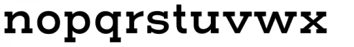Henderson Slab Basic Semi Bold Font LOWERCASE