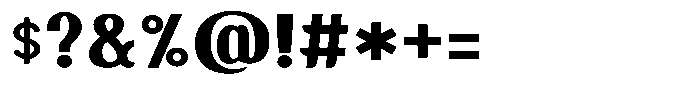 Henkei Grotesk Bold Font OTHER CHARS