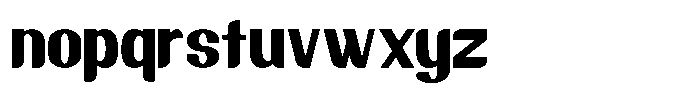 Henkei Grotesk Bold Font LOWERCASE