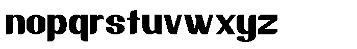 Henkei Grotesk Extra Bold Font LOWERCASE