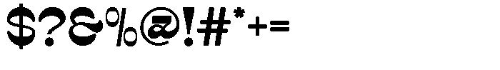 Henowa Regular Font OTHER CHARS