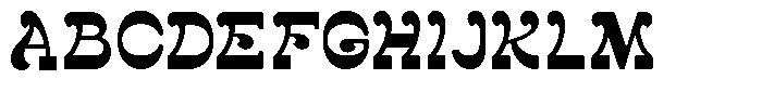Henowa Regular Font UPPERCASE