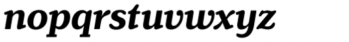 Henriette Bold Italic Font LOWERCASE